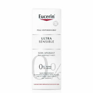 Eucerin – Ultra Sensible Soin Apaisant – Apaise instantanément les irritations – Non visible H&O Parapharmacie - Algérie