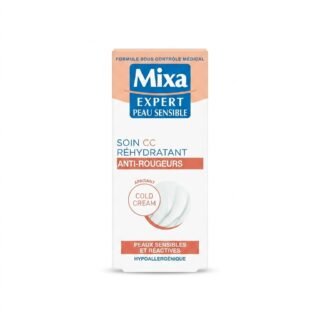 Mixa – Soin CC Réhydratant Anti-Rougeurs – Apaise et hydrate H&O Parapharmacie - Algérie