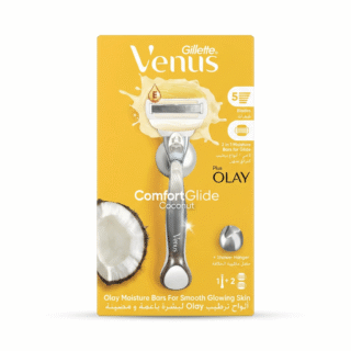 Gillette Venus – ComfortGlide Coconut – Rasoir pour une peau lisse et hydratée – 1 Rasoir + 2 Recharges H&O Parapharmacie - Algérie