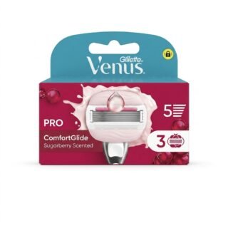 Gillette Venus – PRO ComfortGlide Sugarberry Scented – Lames de rasoir pour une peau douce et lisse – 3 H&O Parapharmacie - Algérie