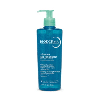 Bioderma – Sébium Gel Moussant – Nettoyant Purifiant Anti-Imperfections – 400 ml H&O Parapharmacie - Algérie