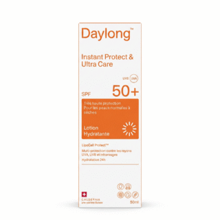 Daylong – Instant Protect & Ultra Care – Très haute protection solaire pour peaux normales à sèches – 50ml H&O Parapharmacie - Algérie