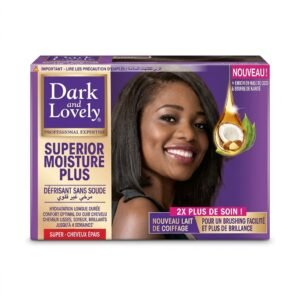 Dark and Lovely – Superior Moisture Plus Défrisant Sans Soude – Hydratation Longue Durée H&O Parapharmacie - Algérie