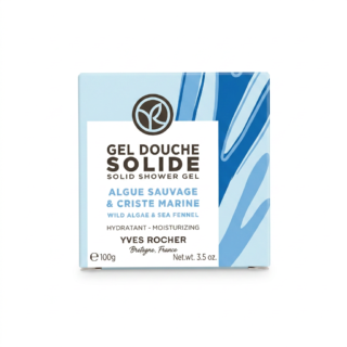 Yves Rocher – Gel Douche Solide Algue Sauvage & Criste Marine – Hydratant – 100g H&O Parapharmacie - Algérie