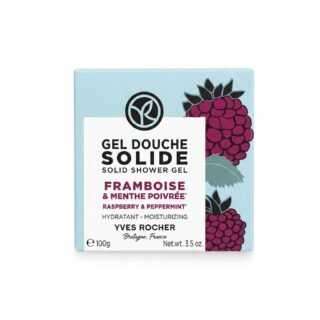 Yves Rocher – Gel Douche Solide Framboise & Menthe Poivrée – Hydratant – 100g H&O Parapharmacie - Algérie