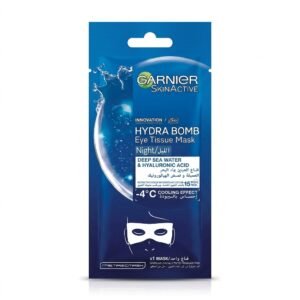 Garnier Skinactive – Hydra Bomb Eye Tissue Mask Night – Hydratation intense – x1 Mask H&O Parapharmacie - Algérie