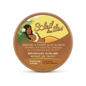 Soleil des Iles – Graisse à traire scintillante Bronzage Sublime Monoï de Tahiti – Bronzage sublimé et scintillant H&O Parapharmacie - Algérie