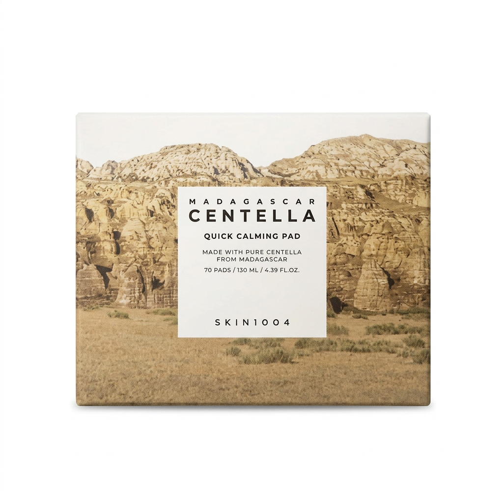 SKIN1004 – Madagascar Centella Quick Calming Pad – Apaise et hydrate – 70 Pads / 130 ml H&O Parapharmacie - Algérie SKIN1004 – Madagascar Centella Quick Calming Pad – Apaise et hydrate – 70 Pads / 130 ml H&O Parapharmacie - Algérie