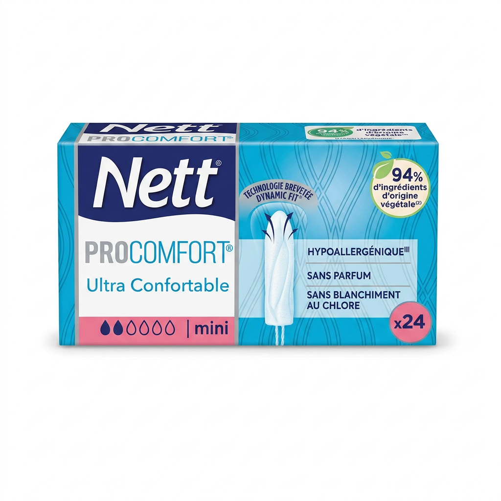 Nett – PROCOMFORT Ultra Confortable mini – Protection hygiénique – x24 H&O Parapharmacie - Algérie Nett – PROCOMFORT Ultra Confortable mini – Protection hygiénique – x24 H&O Parapharmacie - Algérie