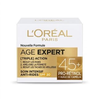 L’Oréal Paris – Age Expert Soin Intensif Anti-Rides SPF 20 – Réduit les Rides H&O Parapharmacie - Algérie L’Oréal Paris – Age Expert Soin Intensif Anti-Rides SPF 20 – Réduit les Rides H&O Parapharmacie - Algérie
