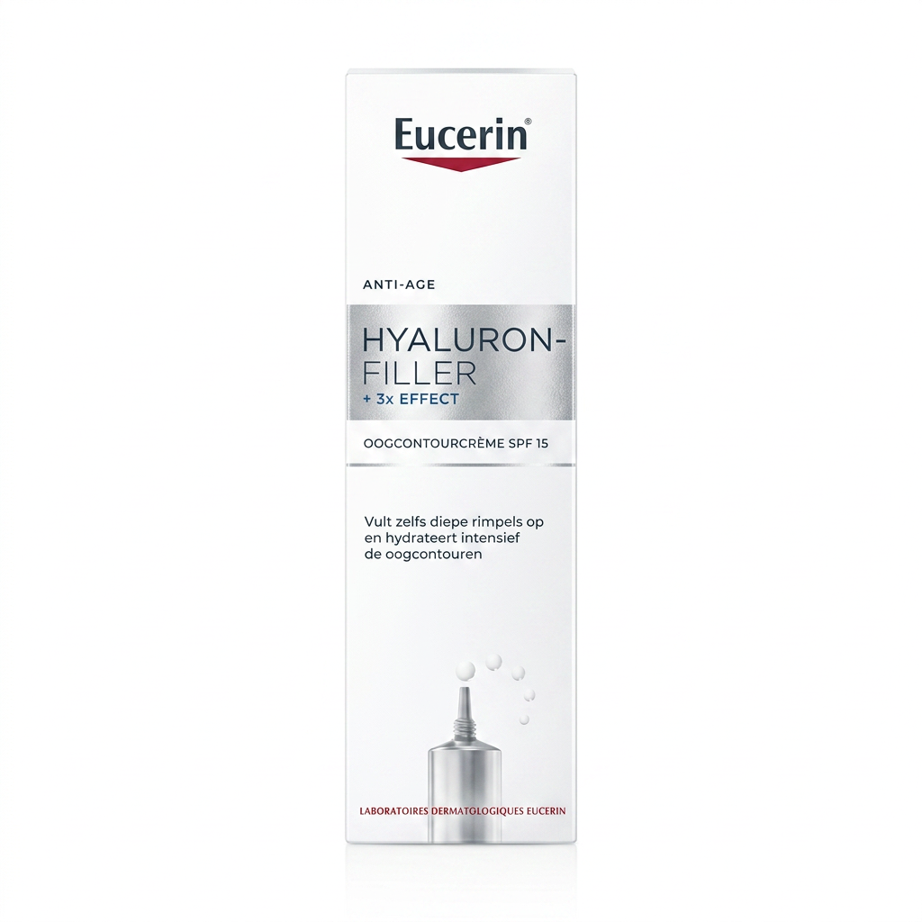 Eucerin – Hyaluron-Filler + 3x Effect Oogcontourcrème SPF 15 – Réduit les rides et hydrate H&O Parapharmacie - Algérie Eucerin – Hyaluron-Filler + 3x Effect Oogcontourcrème SPF 15 – Réduit les rides et hydrate H&O Parapharmacie - Algérie