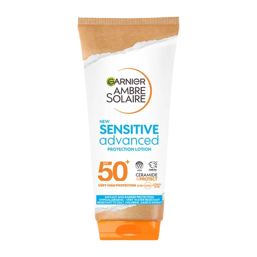 Garnier Ambre Solaire sensitive expert + Lait protection spf 50+ 175 ml H&O Parapharmacie - Algérie Garnier Ambre Solaire sensitive expert + Lait protection spf 50+ 175 ml H&O Parapharmacie - Algérie