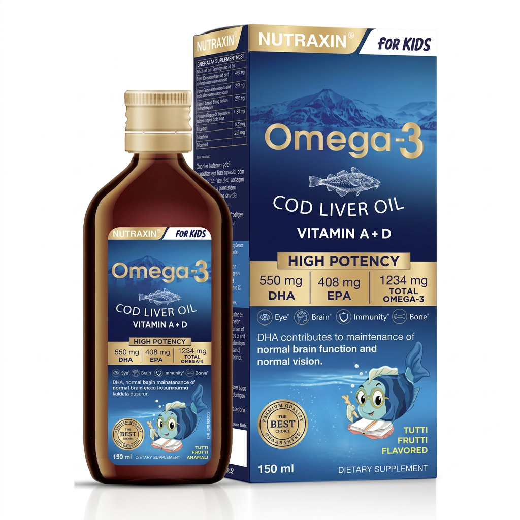 nutraxin omega 3 huile de foie de morue 150ml H&O Parapharmacie - Algérie nutraxin omega 3 huile de foie de morue 150ml H&O Parapharmacie - Algérie