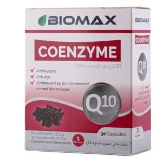 Biomax Coenzyme Q10 30mg – 30 Capsules H&O Parapharmacie - Algérie