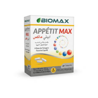 Appétit MAX 30 Capsules-BIOMAX H&O Parapharmacie - Algérie