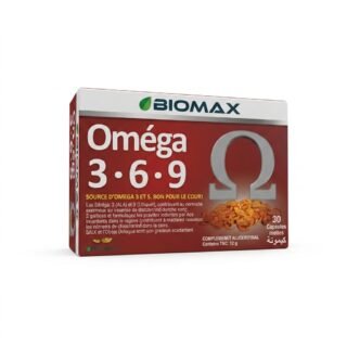 Oméga 3, 6, 9  , 30 Capsules-BIOMAX H&O Parapharmacie - Algérie