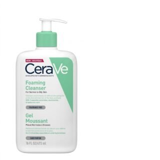 CeraVe Gel Nettoyant Moussant Peaux   Normales à Grasses 473ml H&O Parapharmacie - Algérie