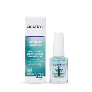 CICATRYL –  Vernis Amer Ongles Mordus Adultes & Enfants 10 ML H&O Parapharmacie - Algérie