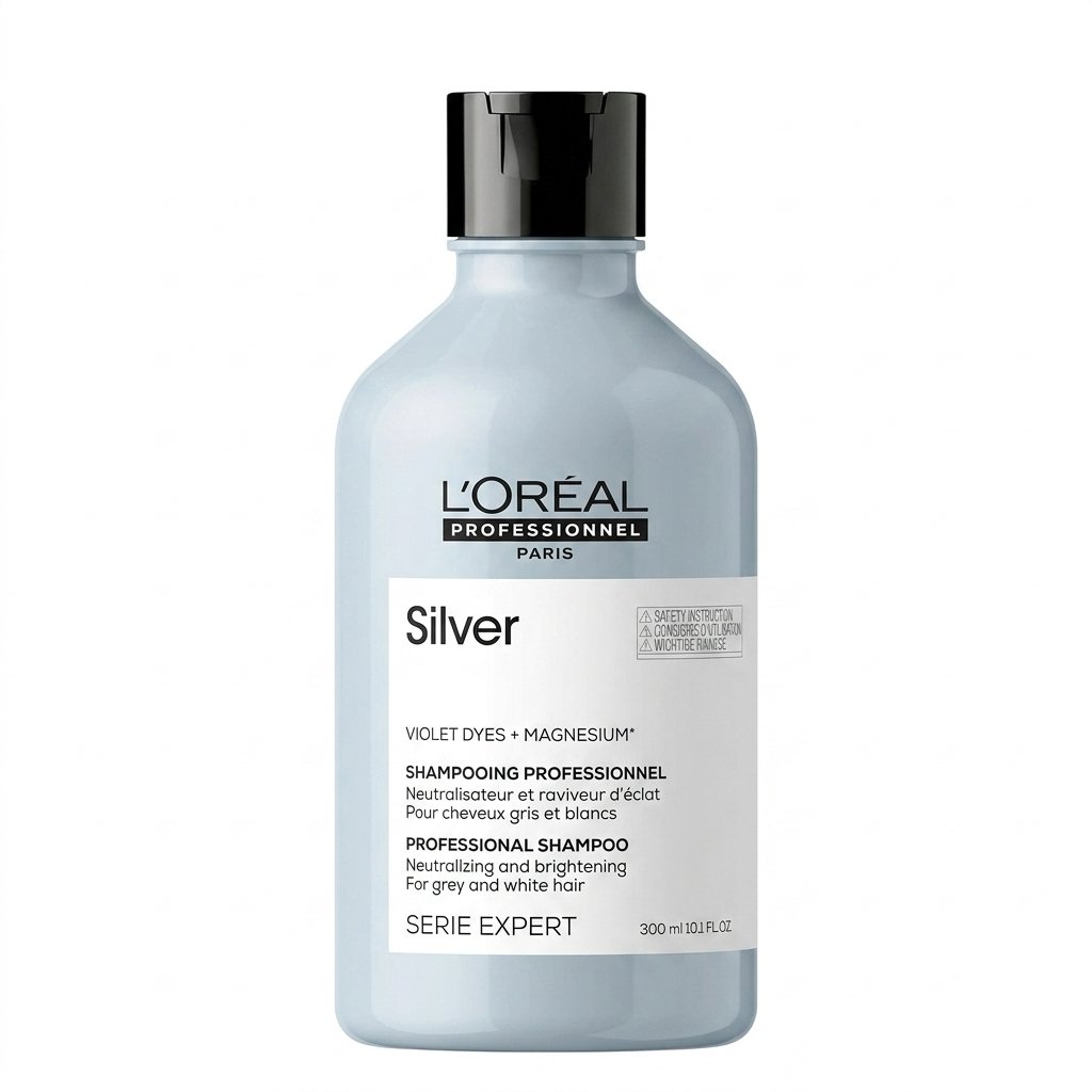 L’ORÉAL PROFESSIONNEL – Silver – Neutralise et ravive l’éclat des cheveux gris et blancs – 300 ml H&O Parapharmacie - Algérie L’ORÉAL PROFESSIONNEL – Silver – Neutralise et ravive l’éclat des cheveux gris et blancs – 300 ml H&O Parapharmacie - Algérie