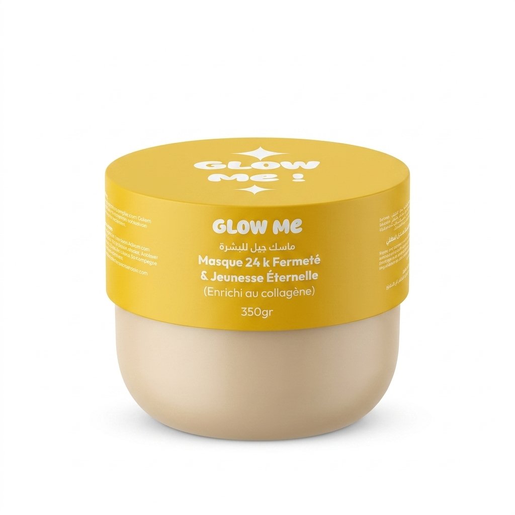 GLOW ME – Masque 24 k Fermeté & Jeunesse Éternelle – Raffermissement et jeunesse éternelle – 350gr H&O Parapharmacie - Algérie GLOW ME – Masque 24 k Fermeté & Jeunesse Éternelle – Raffermissement et jeunesse éternelle – 350gr H&O Parapharmacie - Algérie