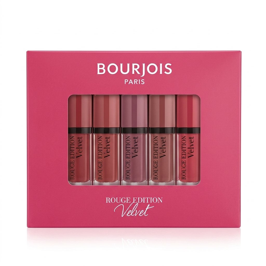 Bourjois – Rouge Edition Velvet Coffret – Longue tenue et fini mat H&O Parapharmacie - Algérie Bourjois – Rouge Edition Velvet Coffret – Longue tenue et fini mat H&O Parapharmacie - Algérie