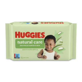 Huggies – Natural Care Baby Wipes – Apaise et protège la peau – 56 unités H&O Parapharmacie - Algérie