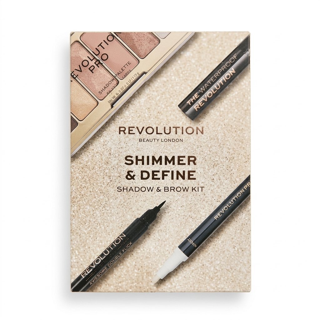 REVOLUTION – SHIMMER & DEFINE SHADOW & BROW KIT – Maquillage des yeux et des sourcils H&O Parapharmacie - Algérie REVOLUTION – SHIMMER & DEFINE SHADOW & BROW KIT – Maquillage des yeux et des sourcils H&O Parapharmacie - Algérie