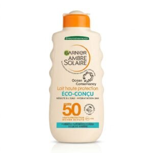 Garnier – Ambre Solaire Lait haute protection ÉCO-CONÇU – Haute protection solaire et hydratation 24H H&O Parapharmacie - Algérie