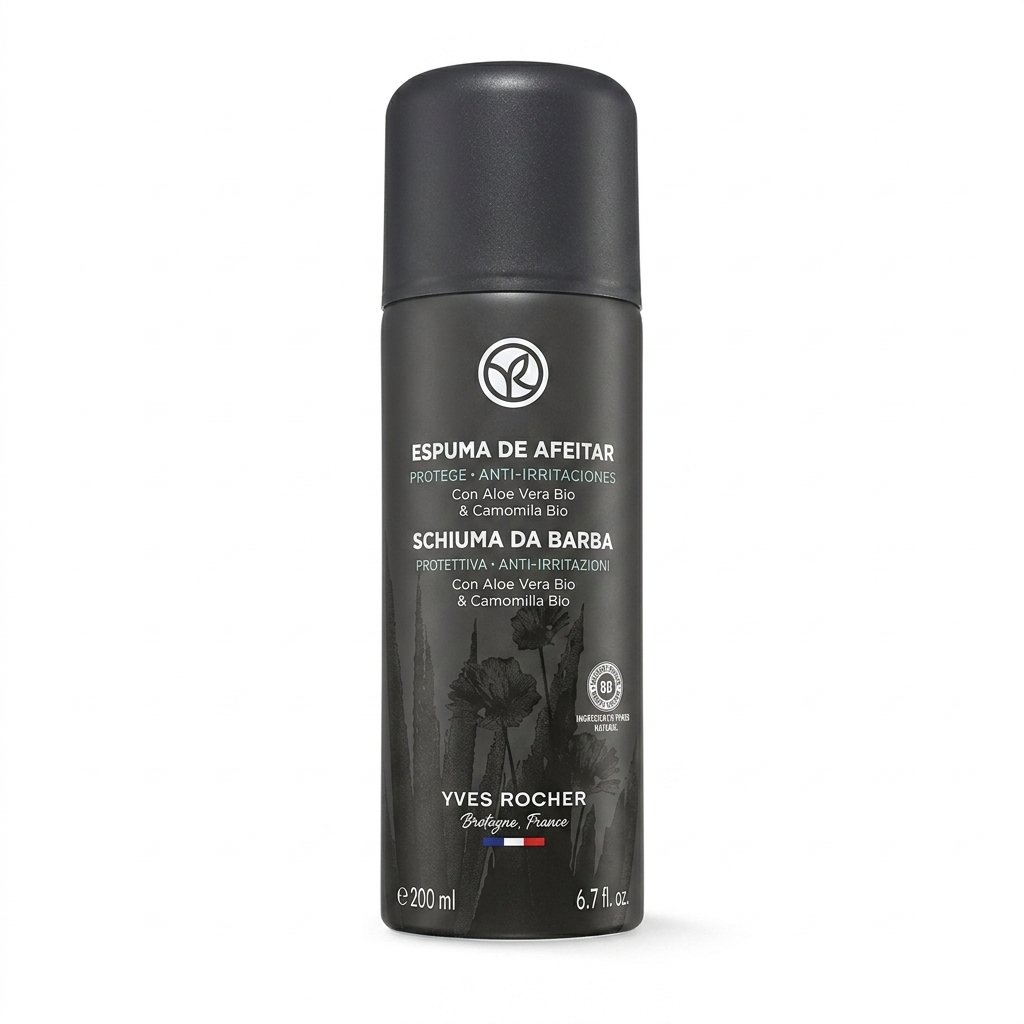 Yves Rocher – Espuma de afeitar / Schiuma da barba – Anti-irritations – 200 ml H&O Parapharmacie - Algérie Yves Rocher – Espuma de afeitar / Schiuma da barba – Anti-irritations – 200 ml H&O Parapharmacie - Algérie