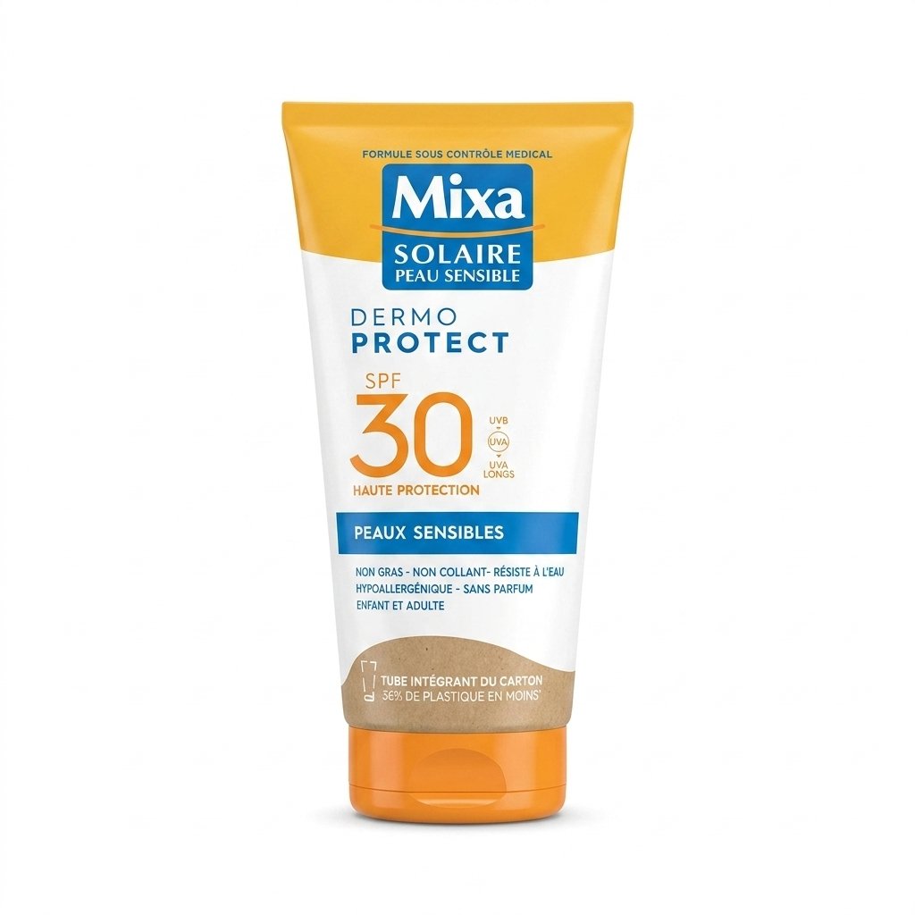 Mixa – Dermo Protect Solaire Peau Sensible SPF 30 – Haute Protection SPF 30 H&O Parapharmacie - Algérie Mixa – Dermo Protect Solaire Peau Sensible SPF 30 – Haute Protection SPF 30 H&O Parapharmacie - Algérie