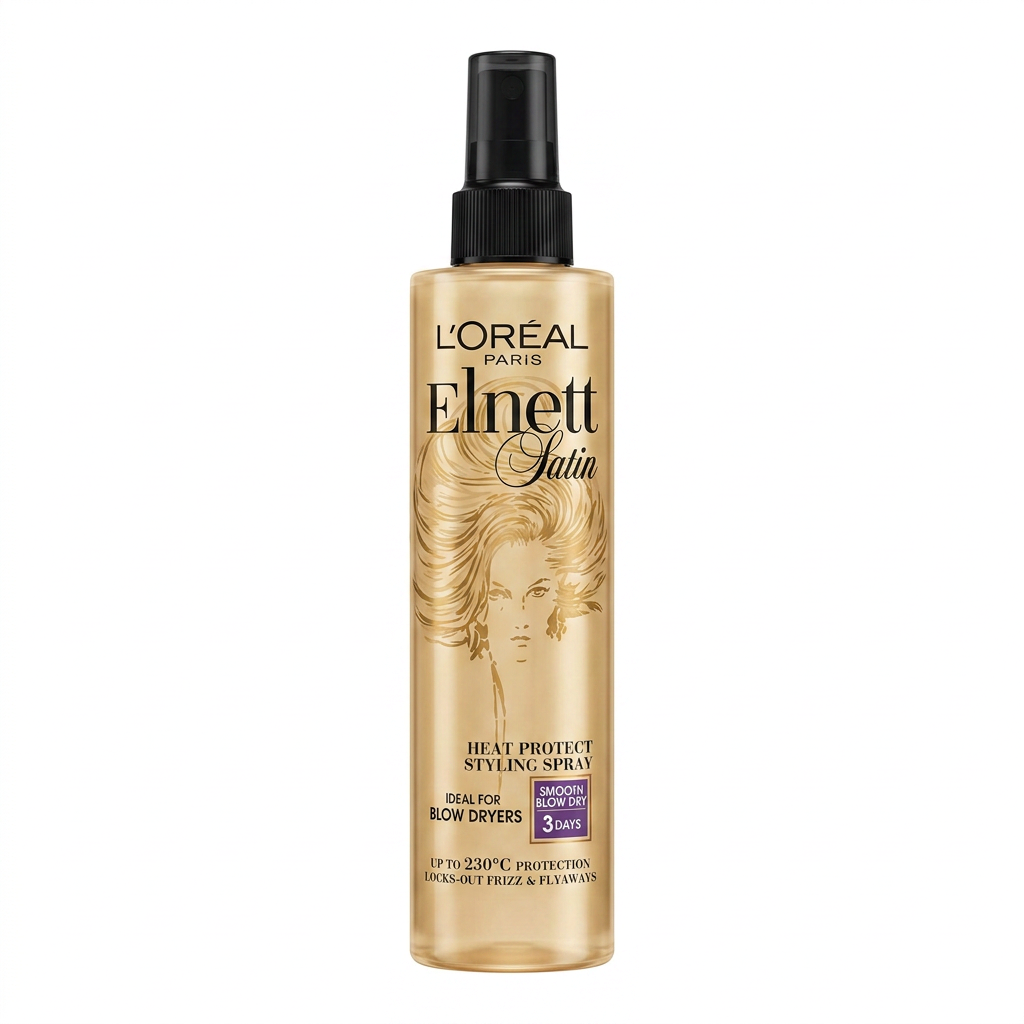 L’Oréal Paris – Elnett Satin Heat Protect Styling Spray – Protection optimale pour brushing – Non visible H&O Parapharmacie - Algérie L’Oréal Paris – Elnett Satin Heat Protect Styling Spray – Protection optimale pour brushing – Non visible H&O Parapharmacie - Algérie