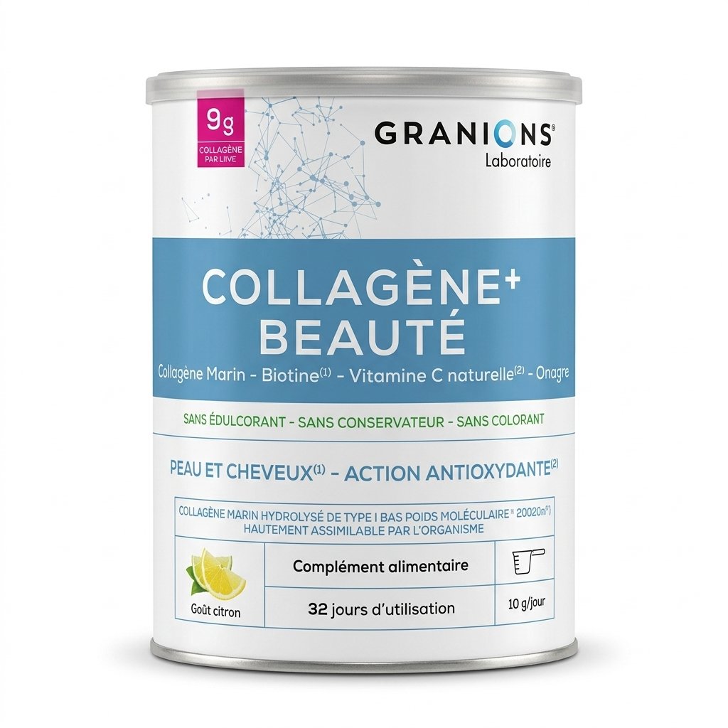 GRANIONS – COLLAGÈNE+ BEAUTÉ – Action Antioxydante H&O Parapharmacie - Algérie GRANIONS – COLLAGÈNE+ BEAUTÉ – Action Antioxydante H&O Parapharmacie - Algérie