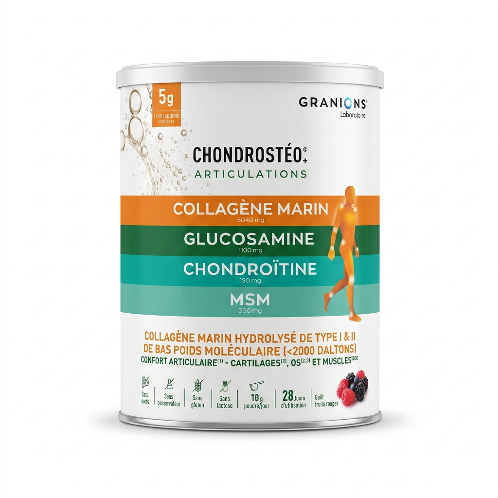 GRANIONS – CHONDROSTÉO ARTICULATIONS – Confort articulaire H&O Parapharmacie - Algérie GRANIONS – CHONDROSTÉO ARTICULATIONS – Confort articulaire H&O Parapharmacie - Algérie