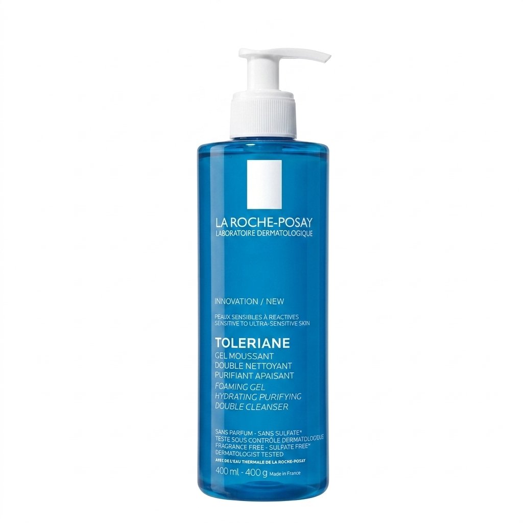 La Roche-Posay – Toleriane Gel Moussant Double Nettoyant Purifiant Apaisant – Peaux sensibles à réactives – 400ml – 400g H&O Parapharmacie - Algérie La Roche-Posay – Toleriane Gel Moussant Double Nettoyant Purifiant Apaisant – Peaux sensibles à réactives – 400ml – 400g H&O Parapharmacie - Algérie