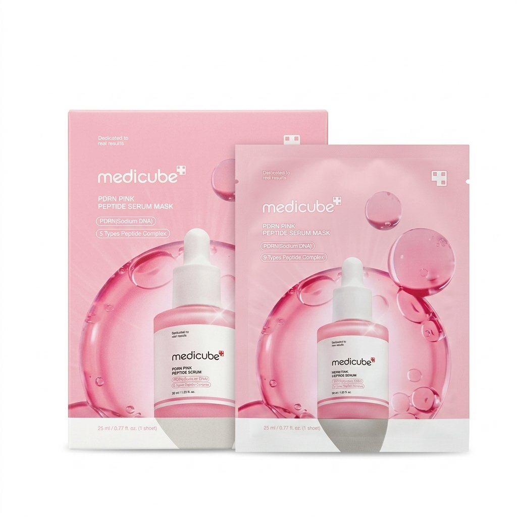 Medicube – PDRN Pink Peptide Serum Mask – Réparation et hydratation – 30 ml H&O Parapharmacie - Algérie Medicube – PDRN Pink Peptide Serum Mask – Réparation et hydratation – 30 ml H&O Parapharmacie - Algérie