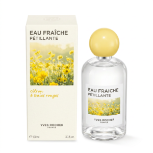 Yves Rocher – Eau Fraîche Pétillante Citron & Baies roses – Parfum frais et vivifiant – 100ml H&O Parapharmacie - Algérie