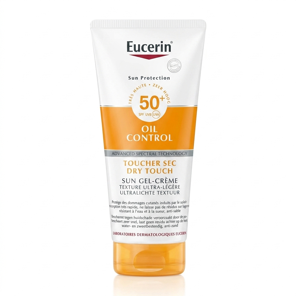 Eucerin – Sun Gel-Crème Oil Control Toque Sec Dry Touch – Protection solaire visage oil control H&O Parapharmacie - Algérie Eucerin – Sun Gel-Crème Oil Control Toque Sec Dry Touch – Protection solaire visage oil control H&O Parapharmacie - Algérie