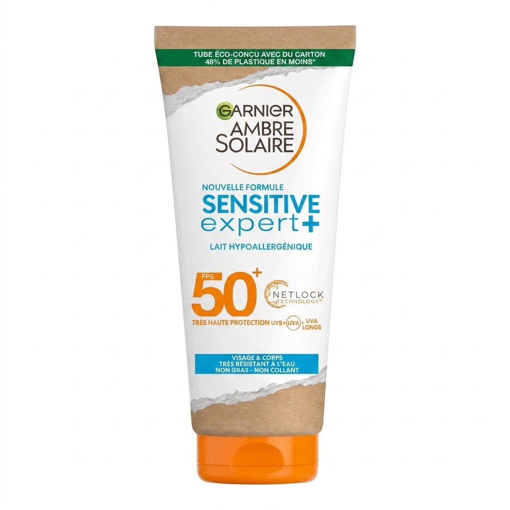 Garnier – Ambre Solaire Sensitive Expert+ Lait Hypoallergénique – Très haute protection visage et corps pour peaux sensibles 200ML H&O Parapharmacie - Algérie Garnier – Ambre Solaire Sensitive Expert+ Lait Hypoallergénique – Très haute protection visage et corps pour peaux sensibles 200ML H&O Parapharmacie - Algérie