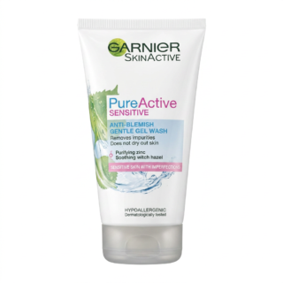 Garnier – Pure Active Sensitive Anti-Blemish Gentle Gel Wash – Nettoyage et action anti-imperfections H&O Parapharmacie - Algérie