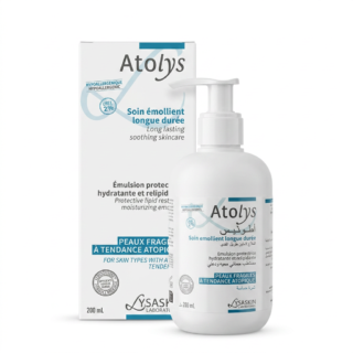 Atolys – Soin émollient longue durée – Hydratation et réparation – 200 ml H&O Parapharmacie - Algérie Atolys – Soin émollient longue durée – Hydratation et réparation – 200 ml H&O Parapharmacie - Algérie