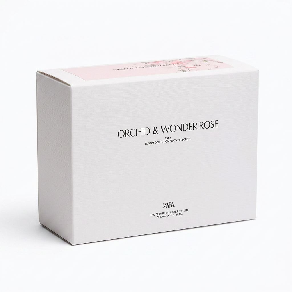 Zara – Orchid & Wonder Rose – Eau de Toilette Florale – 2x 90ml H&O Parapharmacie - Algérie Zara – Orchid & Wonder Rose – Eau de Toilette Florale – 2x 90ml H&O Parapharmacie - Algérie