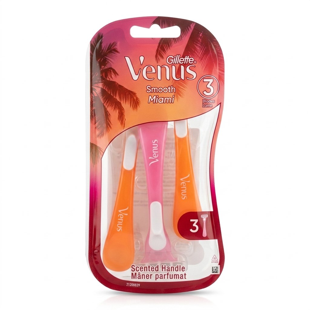 Gillette Venus Smooth Miami – Rasage de près et confortable – 3 Lames H&O Parapharmacie - Algérie Gillette Venus Smooth Miami – Rasage de près et confortable – 3 Lames H&O Parapharmacie - Algérie
