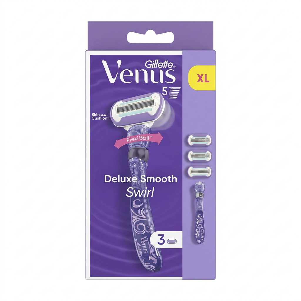 Gillette Venus Deluxe Smooth Swirl – Rasage précis et confortable – 3 lames H&O Parapharmacie - Algérie Gillette Venus Deluxe Smooth Swirl – Rasage précis et confortable – 3 lames H&O Parapharmacie - Algérie