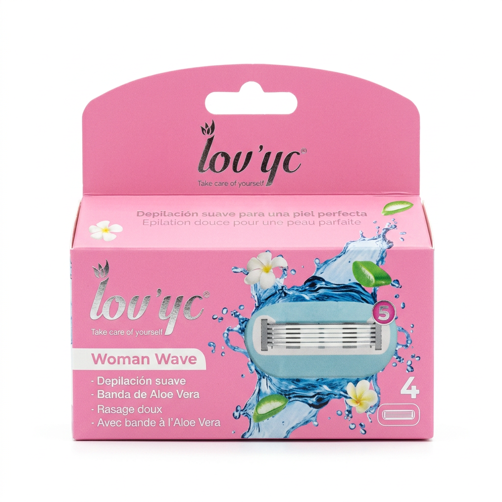 Lov’yc – Woman Wave – Dépilations douce et rasage confortable – 4 lames H&O Parapharmacie - Algérie Lov’yc – Woman Wave – Dépilations douce et rasage confortable – 4 lames H&O Parapharmacie - Algérie