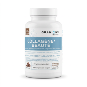 GRANIONS – COLLAGÈNE+ BEAUTÉ – Anti-âge, anti-rides et hydratation de la peau – 120 comprimés