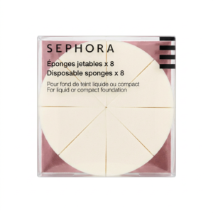 SEPHORA – Éponges jetables – Pour fond de teint liquide ou compact – 8 éponges H&O Parapharmacie - Algérie