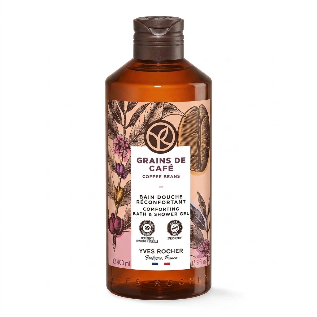 Yves Rocher – Grains de Café Bain Douche Réconfortant – Confort & Douceur – 400 ml H&O Parapharmacie - Algérie Yves Rocher – Grains de Café Bain Douche Réconfortant – Confort & Douceur – 400 ml H&O Parapharmacie - Algérie