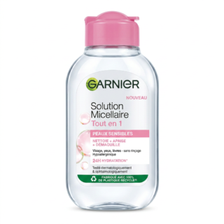 GARNIER – Solution Micellaire Tout en 1 Peaux Sensibles – Nettoie, apaise et démaquille – 100ml H&O Parapharmacie - Algérie GARNIER – Solution Micellaire Tout en 1 Peaux Sensibles – Nettoie, apaise et démaquille – 100ml H&O Parapharmacie - Algérie