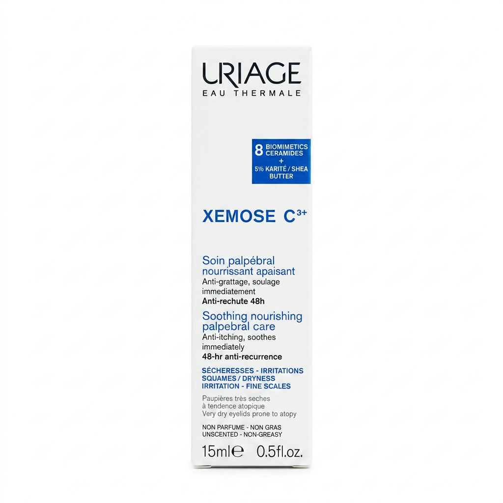 Uriage – Xemose Crème Contour des Yeux Apaisante – Nutrition et Apaisement – 15ml H&O Parapharmacie - Algérie Uriage – Xemose Crème Contour des Yeux Apaisante – Nutrition et Apaisement – 15ml H&O Parapharmacie - Algérie