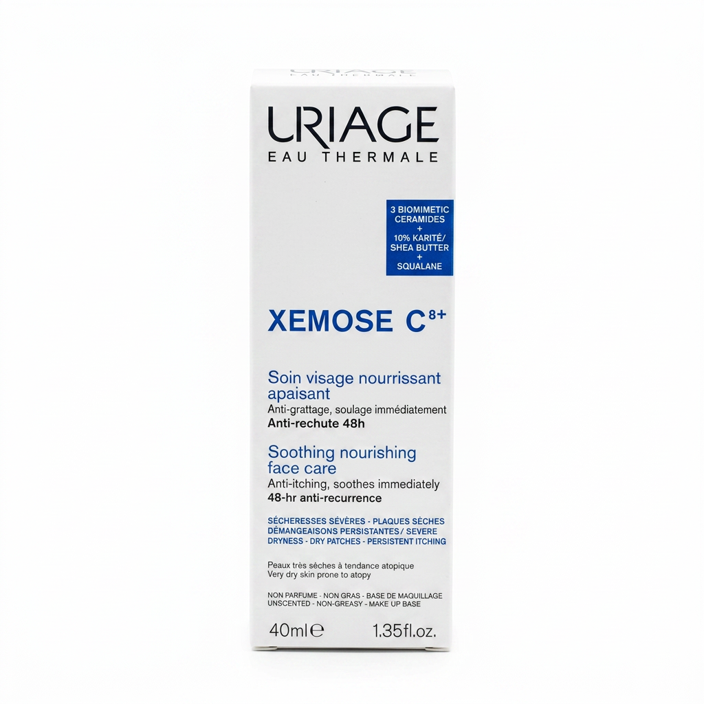 Uriage – Xémose C8+ – Soin visage nourrissant et apaisant – 40ml H&O Parapharmacie - Algérie Uriage – Xémose C8+ – Soin visage nourrissant et apaisant – 40ml H&O Parapharmacie - Algérie